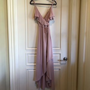 High Low Wrap Dress
